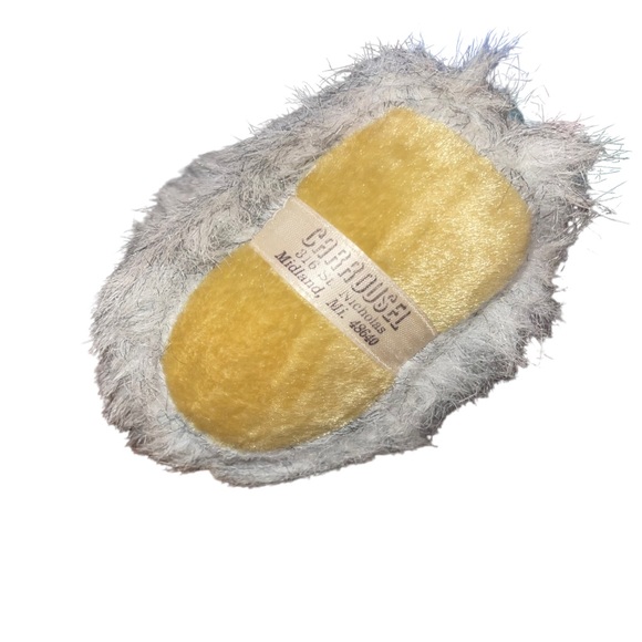 VTG CARROUSEL JOINTED MOHAIR TEDDY BEAR 18” GRAY MOVEABLE ARMS AND LEGS MARKED - Picture 5 of 7